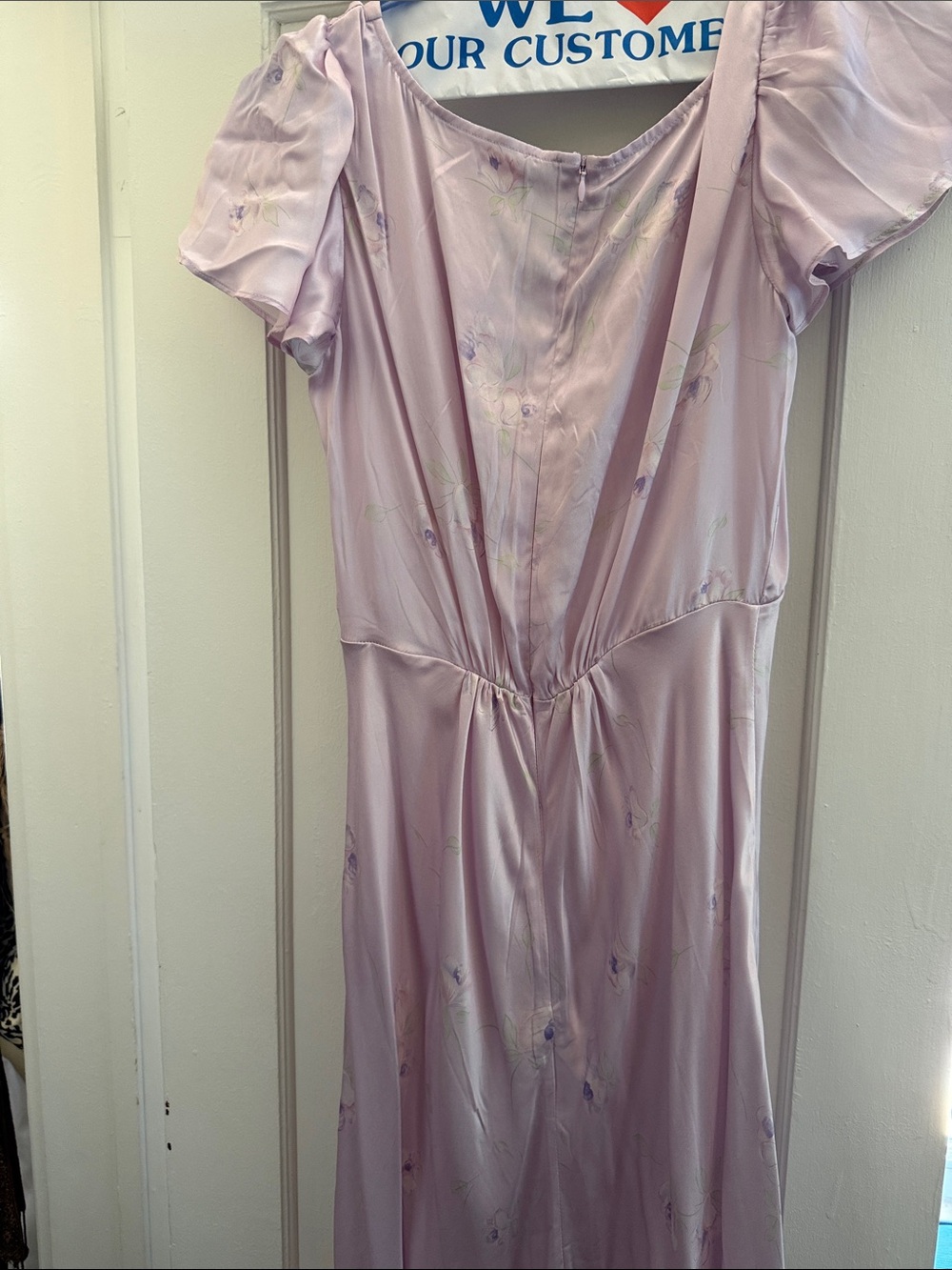 Selkie Silk Flutter Dress (L) - Picture 5 of 7